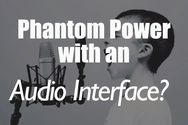 Phantom power with an audio interface